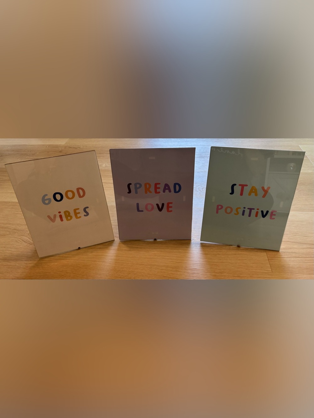 Haus and Hues cute and colorful bedroom art set of 3